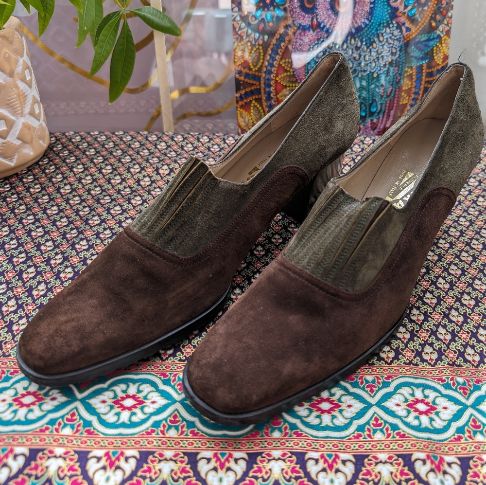 Salvatore Ferragamo Chunky Suede Loafer